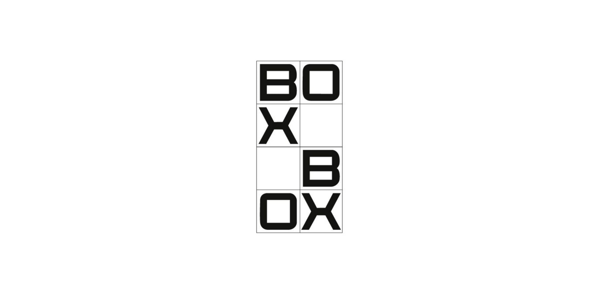Early iterations of the BOXBOX logo.